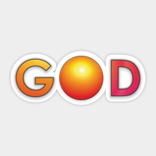 God Level Art Sticker